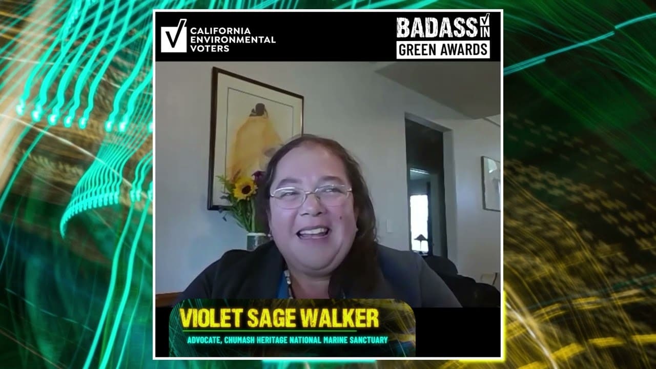 EnviroVoters Badass In Green Awards Honoree - Violet Sage Walker